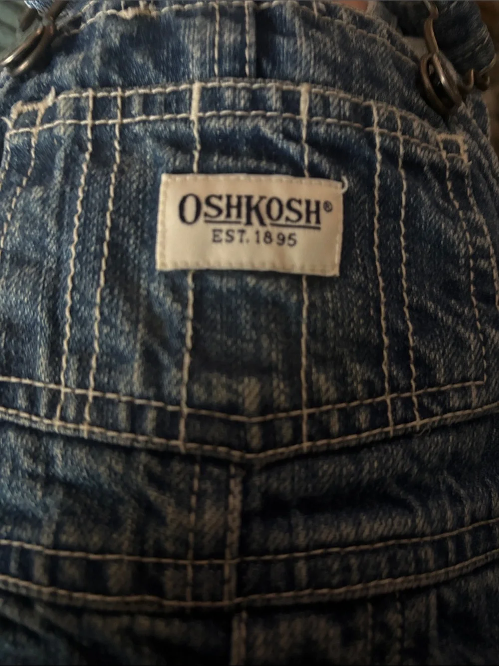 OshKosh B'gosh Blue Denim Overall Skirt👶🏾